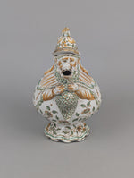 Grotesque Faience Teapot