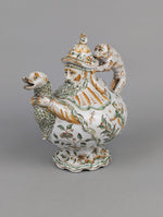 Grotesque Faience Teapot