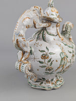 Grotesque Faience Teapot