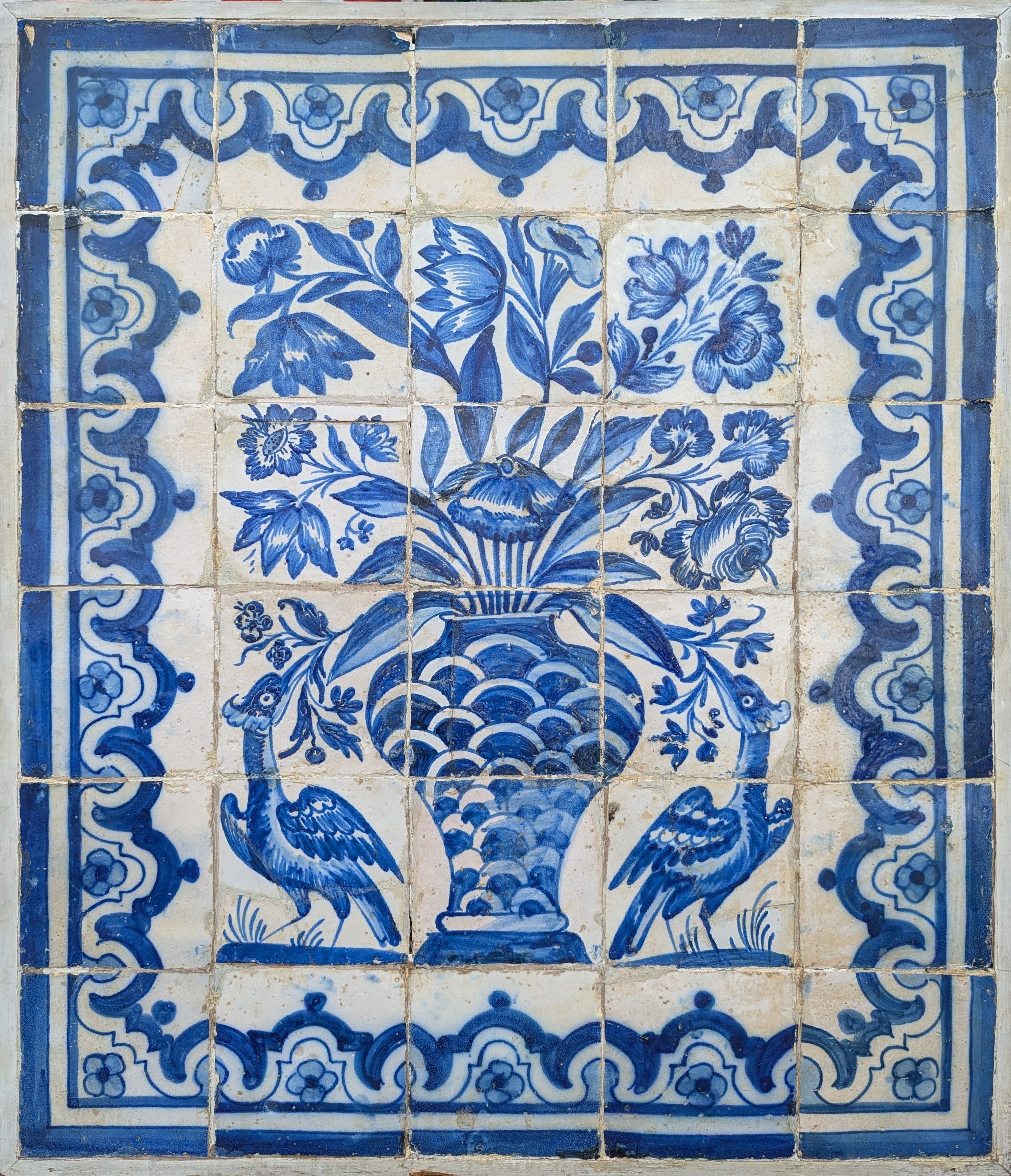 17th C Azulejos Tiles – Malka Art