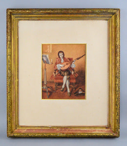 Playing a Lute