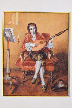 Playing a Lute