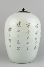 Republic Period Foo Dogs Ginger Jar