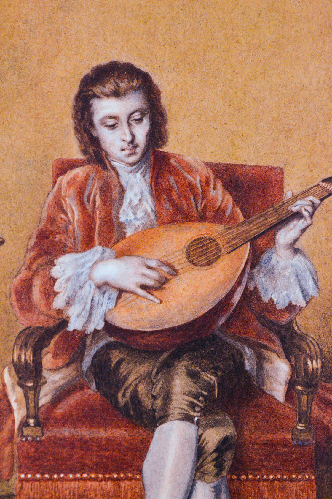 Playing a Lute