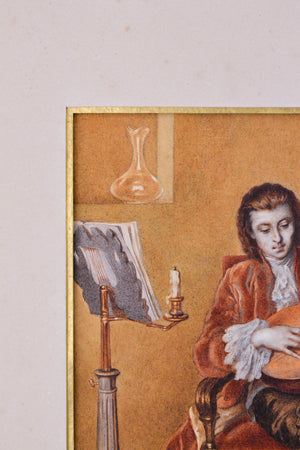 Playing a Lute