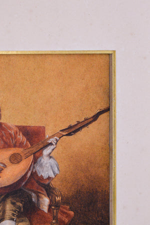 Playing a Lute