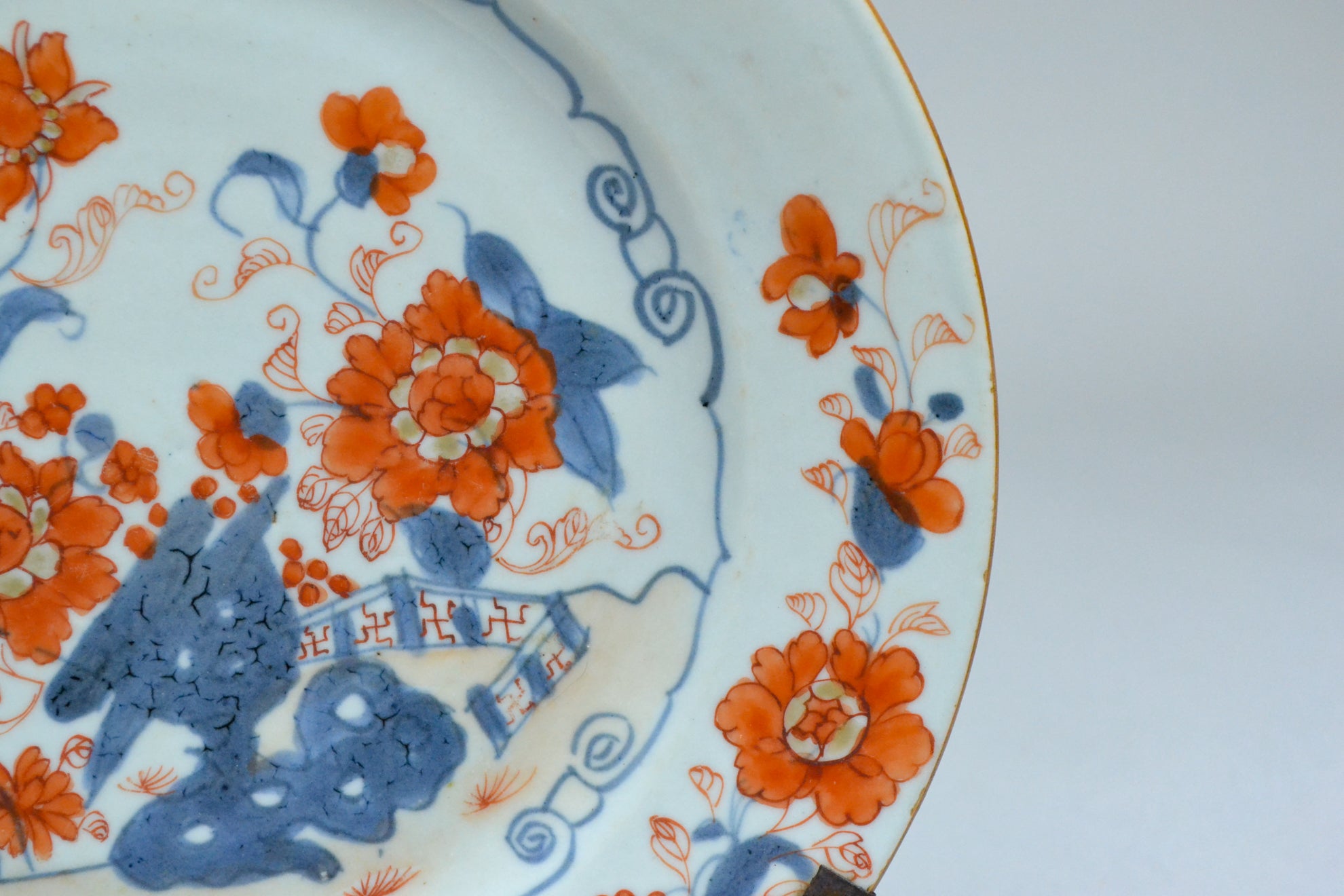 Pair of Imari Qianlong Plates