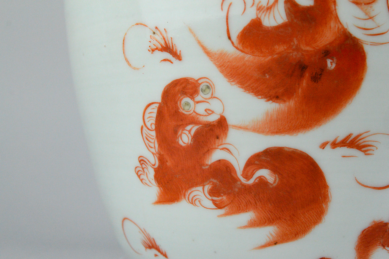 Republic Period Foo Dogs Ginger Jar