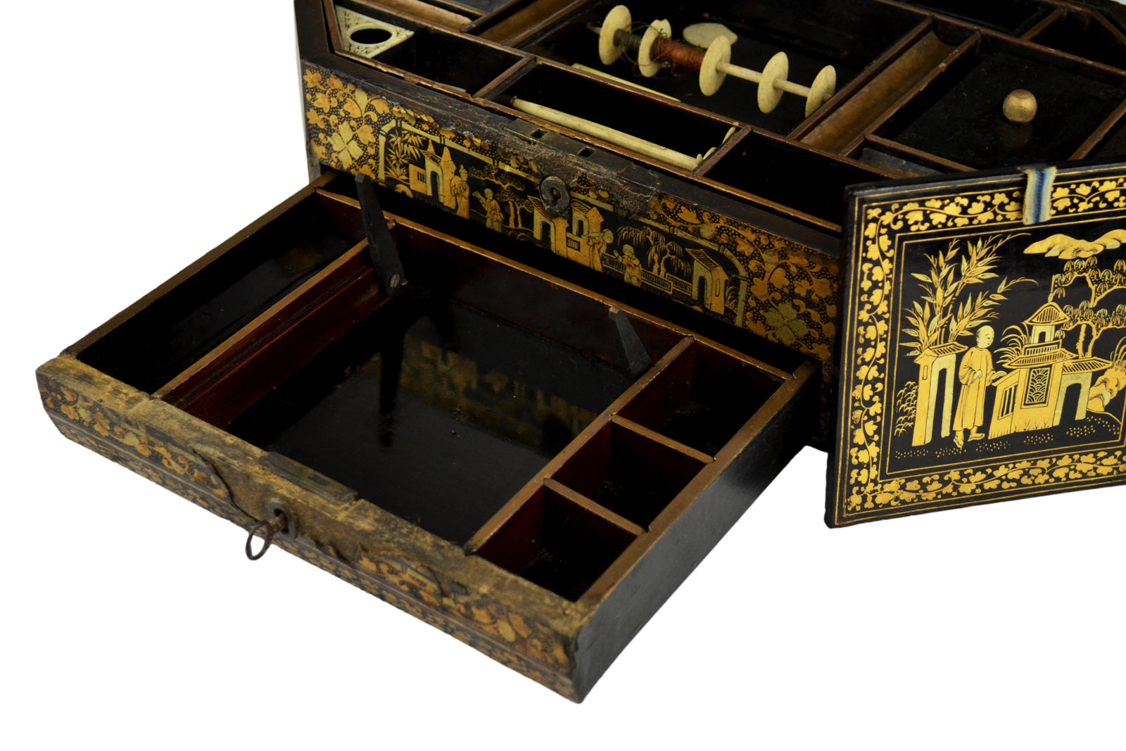 Antique Chinese Sewing Box