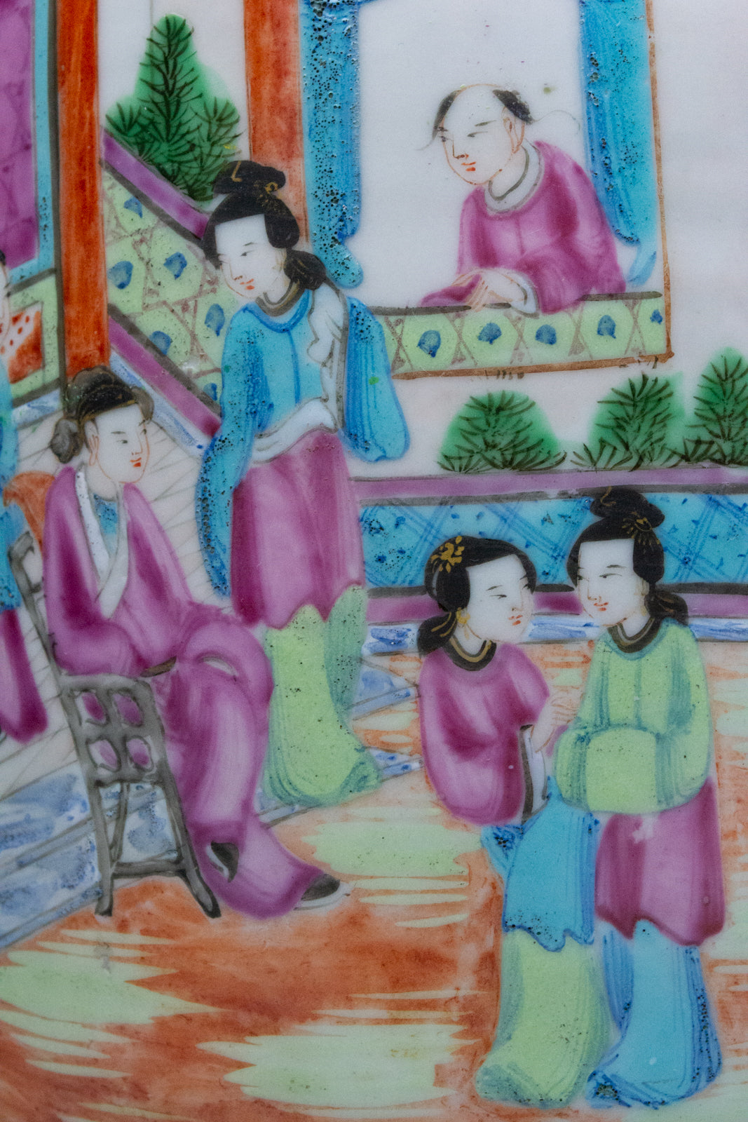 Cantonese Baluster Famille Rose Vase
