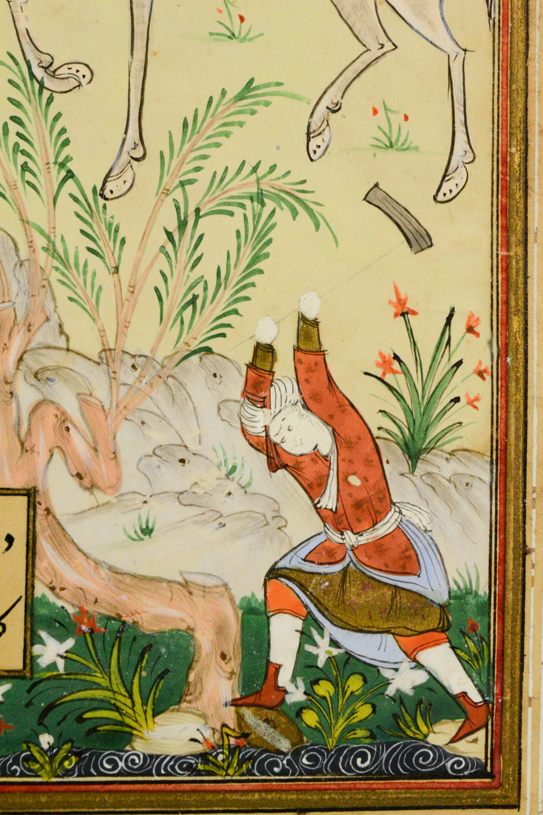 Mughal Painting from Nizami's poem Khamsa