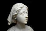 Carrara marble bust