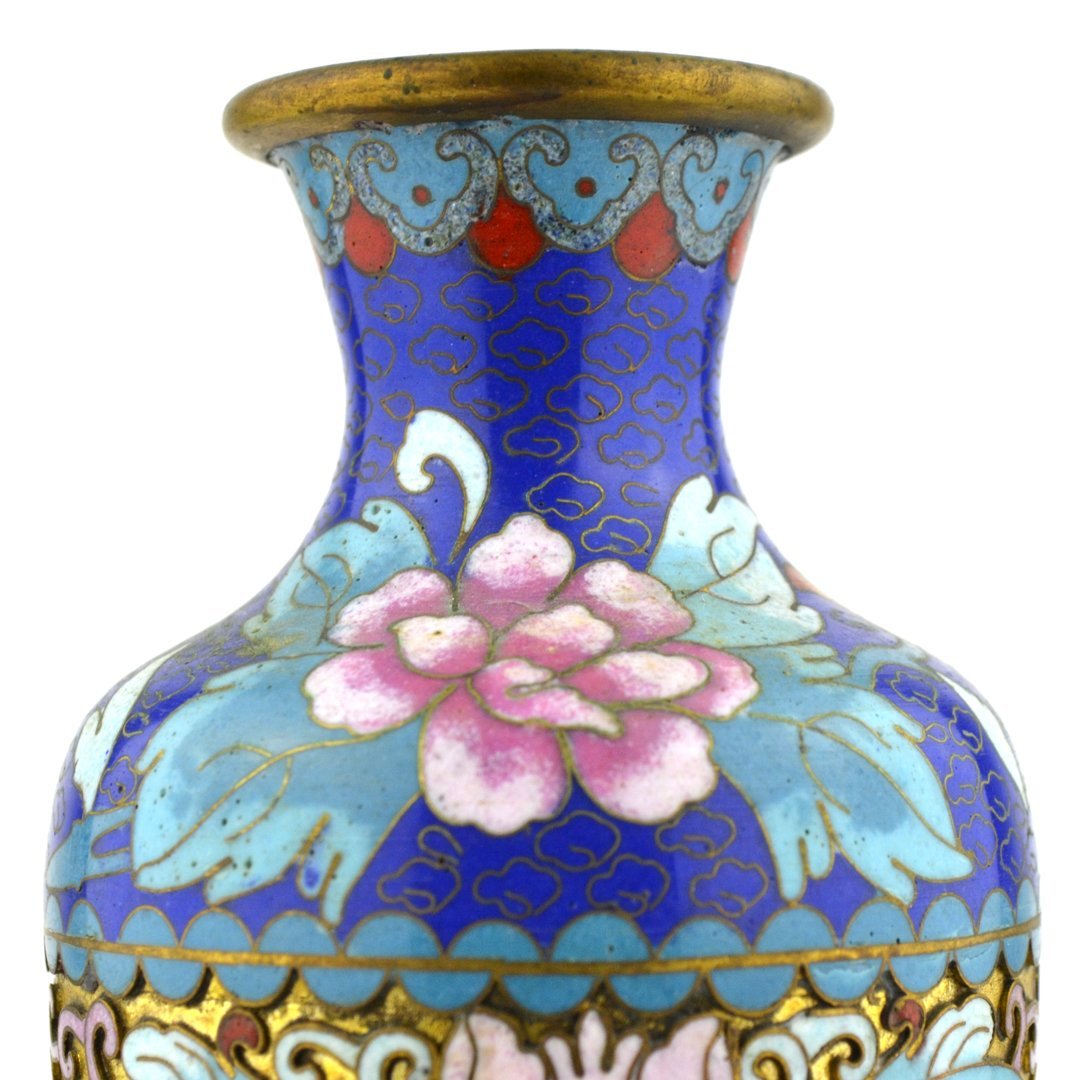 Vintage Chinese Cloisonne Vases