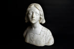 Carrara marble bust