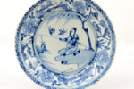 Small Kangxi Plate - Fisherman