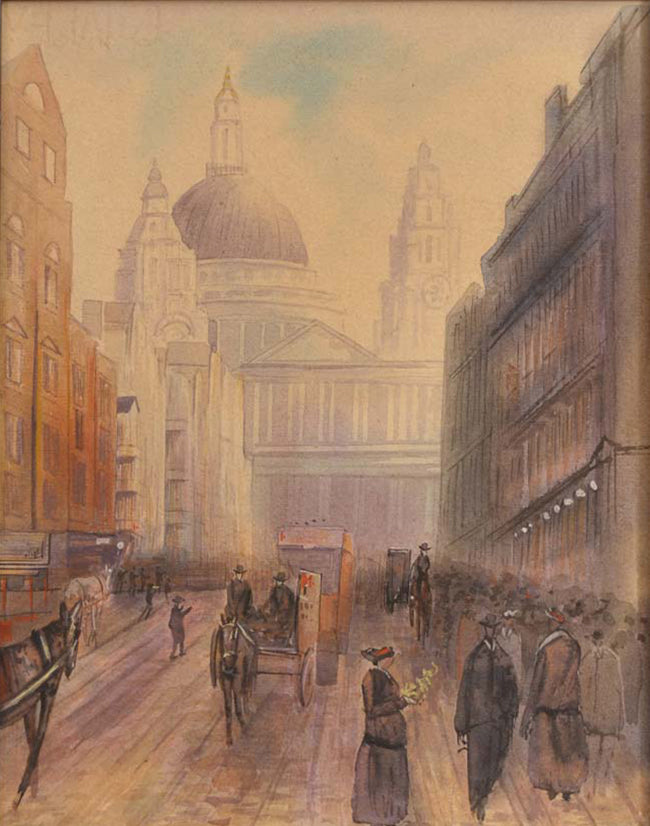 St Paul's Cathedral Watercolour