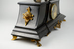 Antique French Clock with Bronze Figure of Virgile