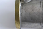 Quart Pewter Measure with a Brass Rim
