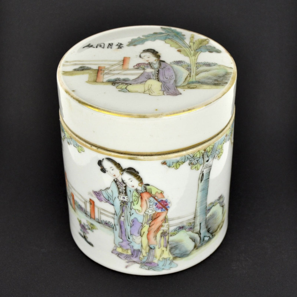 Republic Period Lidded Container