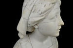Carrara marble bust