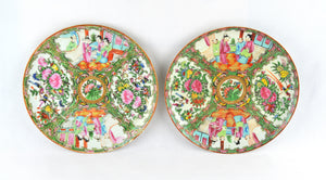 Pair of Famille Rose Plates