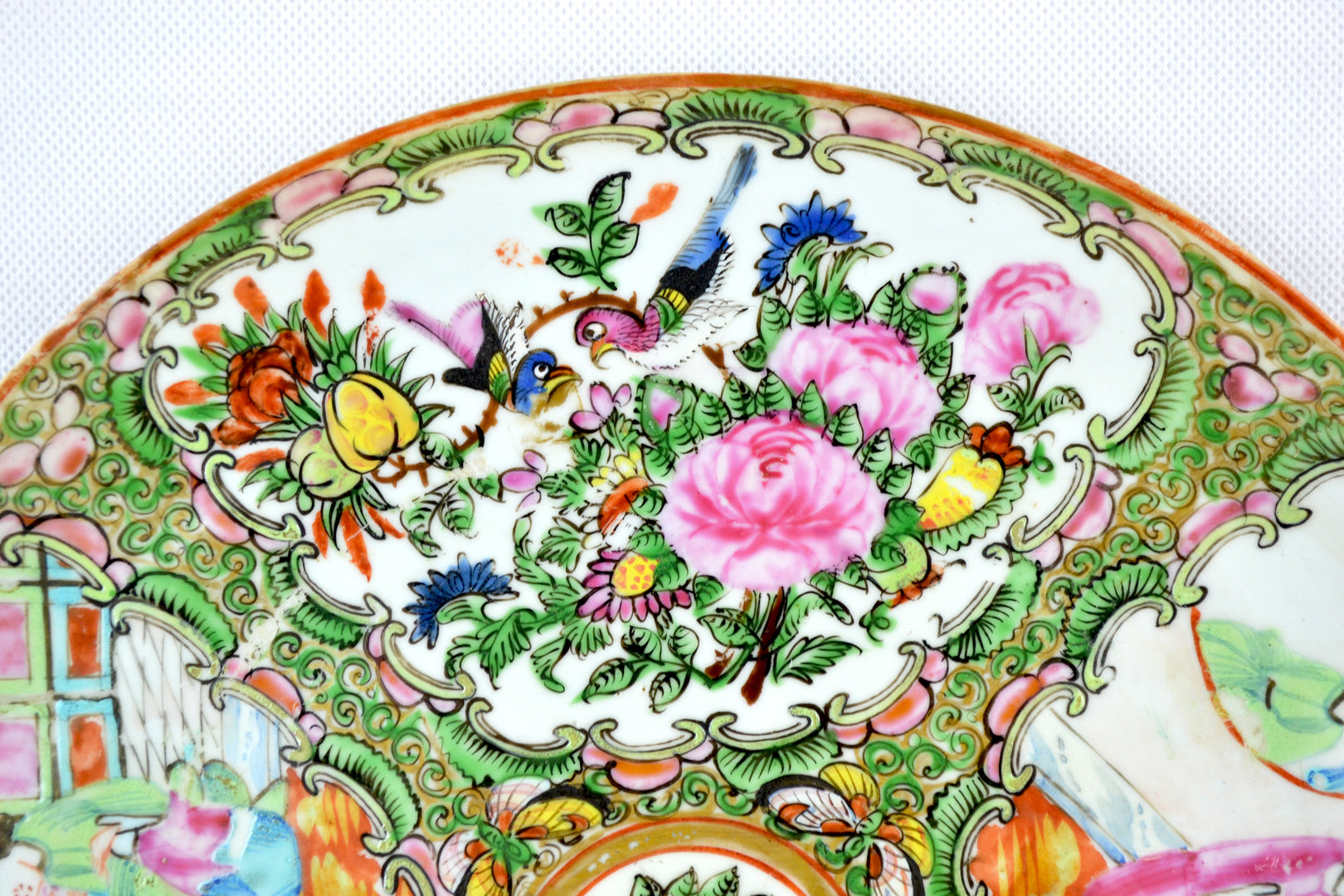 Pair of Famille Rose Plates