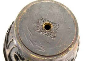 Japanese Bronze Meiji Vase