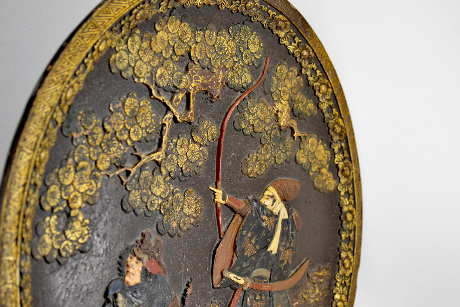 Japanese Terracotta Plaque