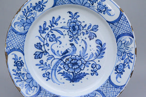 Large 18th Century Delft Plate