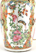19th Century Famille Rose Vase Lamp