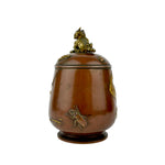 Meiji Bronze Tea Caddy