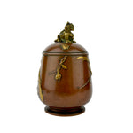 Meiji Bronze Tea Caddy