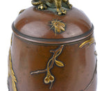 Meiji Bronze Tea Caddy