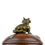 Meiji Bronze Tea Caddy