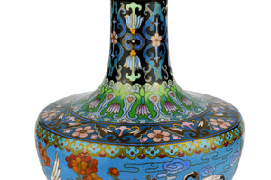 Chinese Cloisonne Vintage Vase