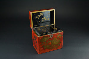 Japanese Vintage Lacquer Tea Caddy
