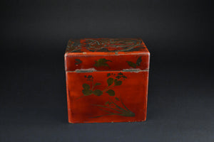 Japanese Vintage Lacquer Tea Caddy