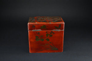 Japanese Vintage Lacquer Tea Caddy