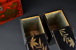 Japanese Vintage Lacquer Tea Caddy