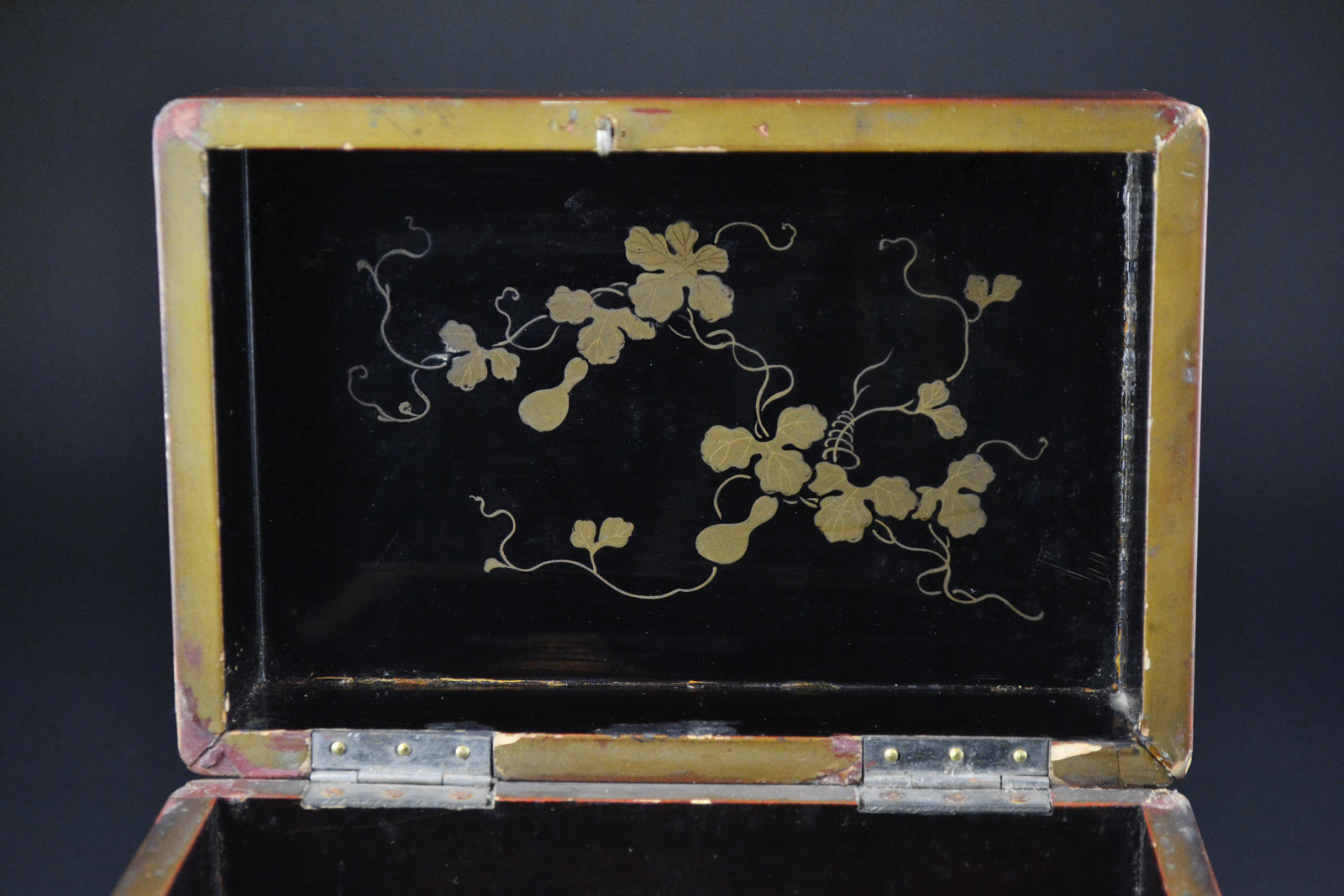 Japanese Vintage Lacquer Tea Caddy