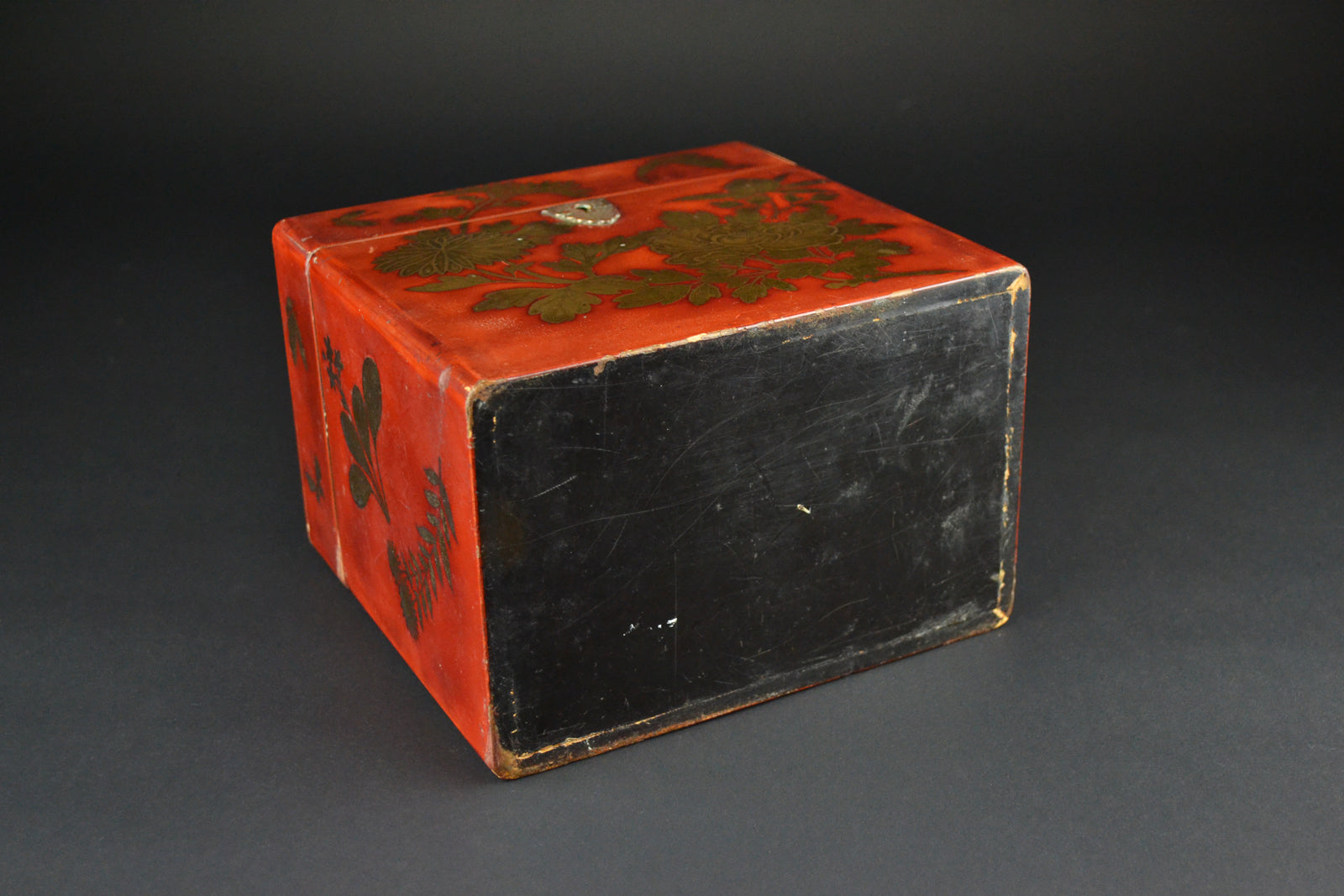 Japanese Vintage Lacquer Tea Caddy