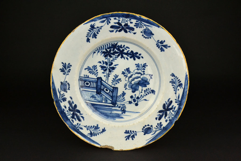 18th Century Dutch Delft Plate