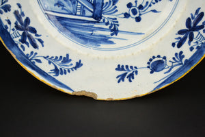 18th Century Dutch Delft Plate