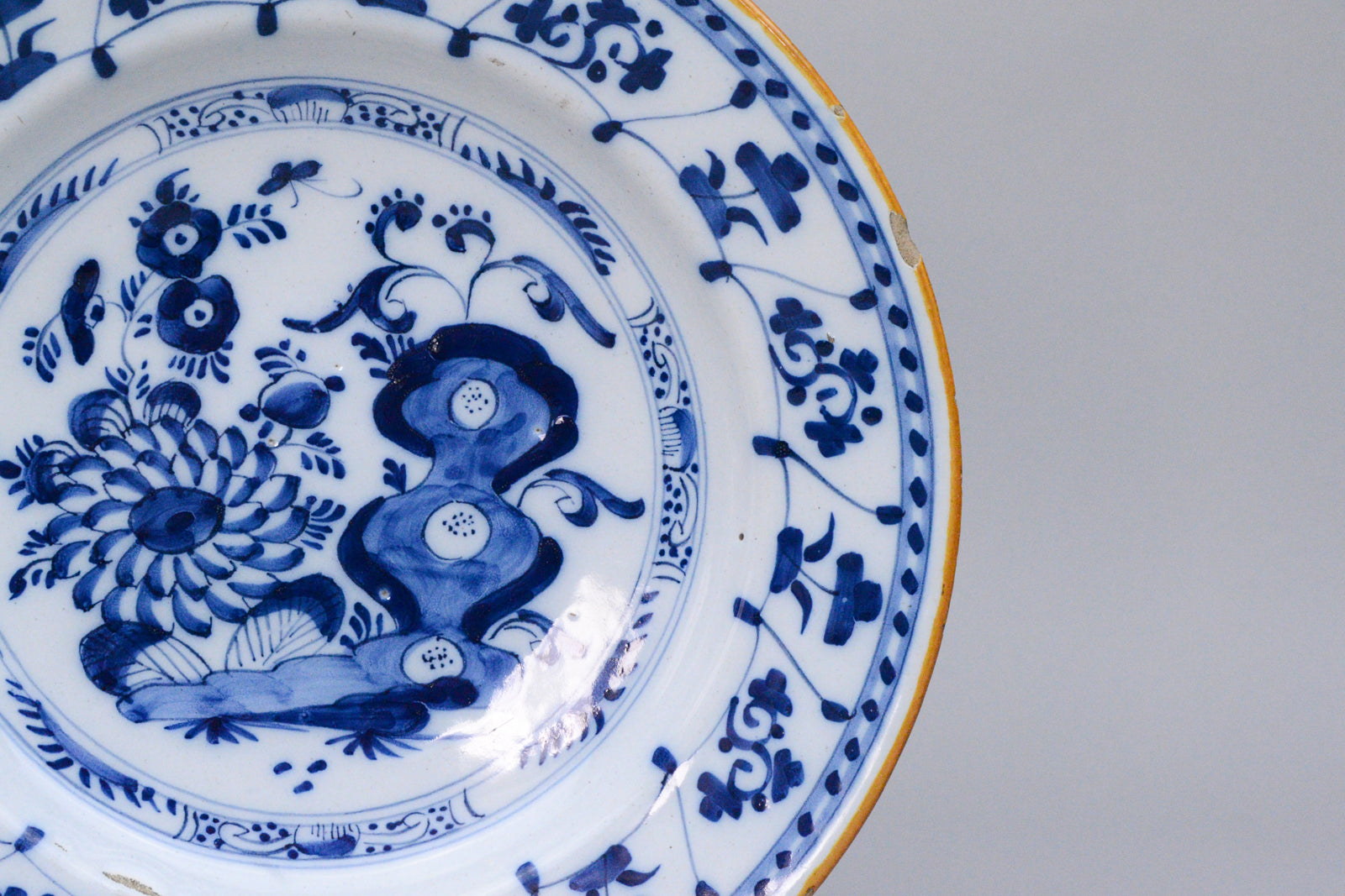 18th Century Delft Plate