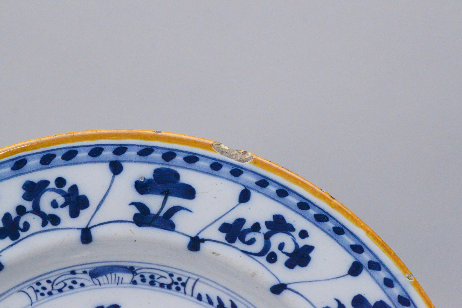 18th Century Delft Plate