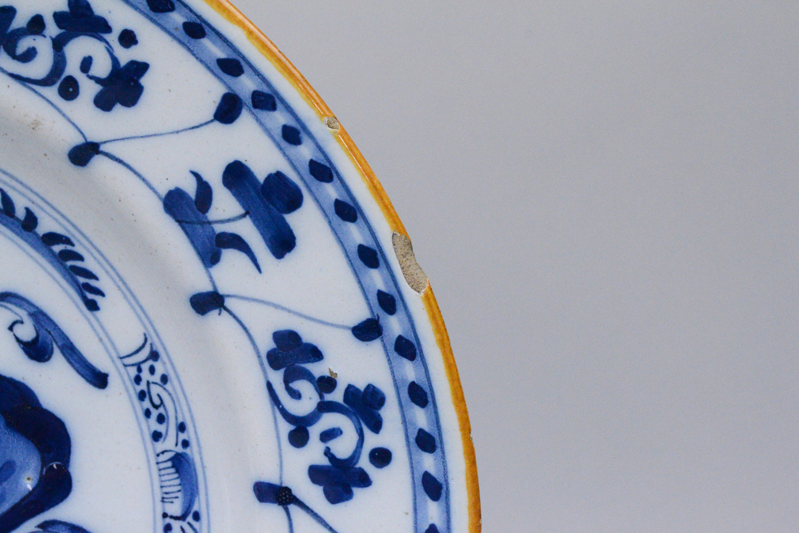 18th Century Delft Plate
