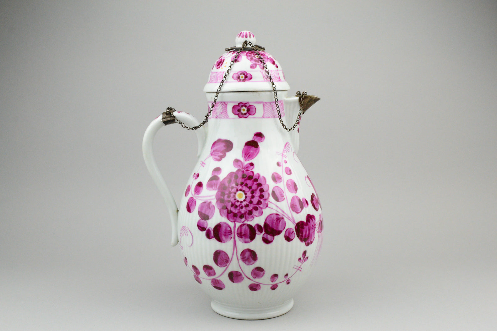 18th Century Royal Tettau Porcelain Tea/Coffee Pot