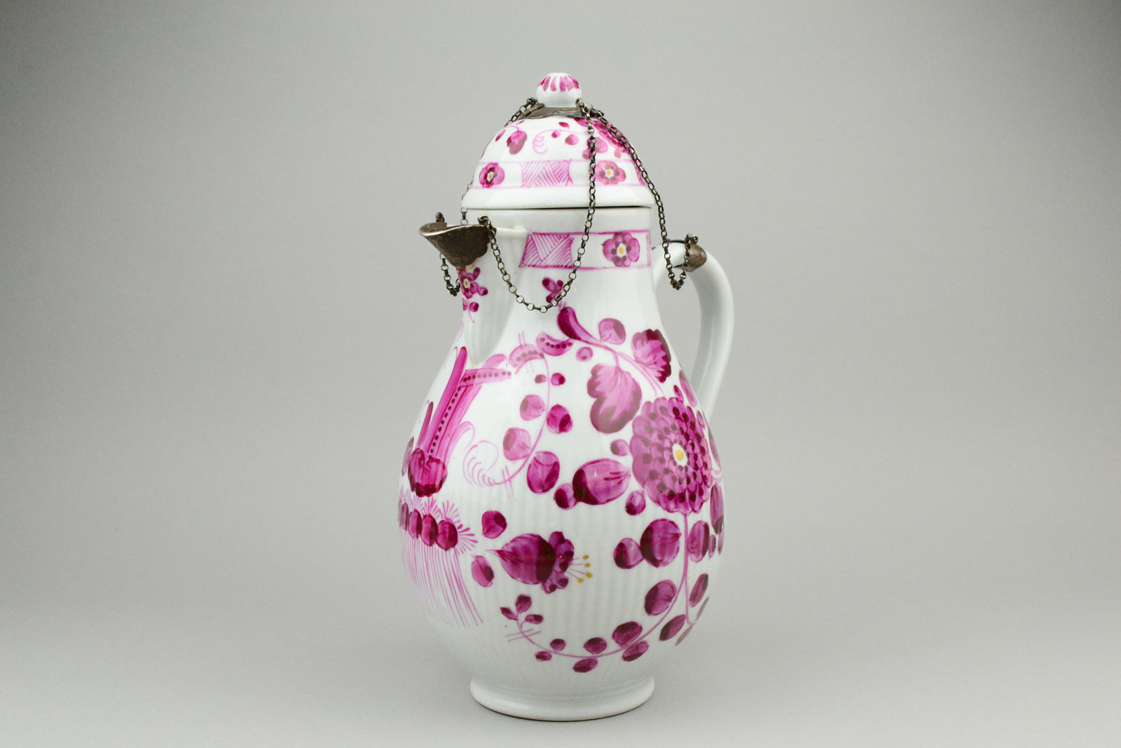 18th Century Royal Tettau Porcelain Tea/Coffee Pot
