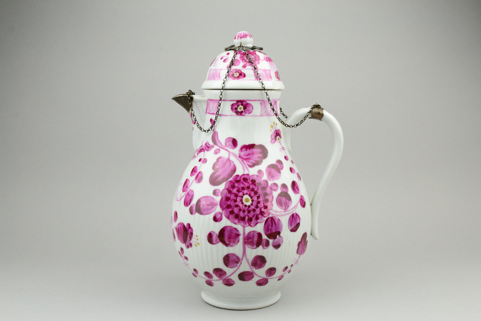 18th Century Royal Tettau Porcelain Tea/Coffee Pot