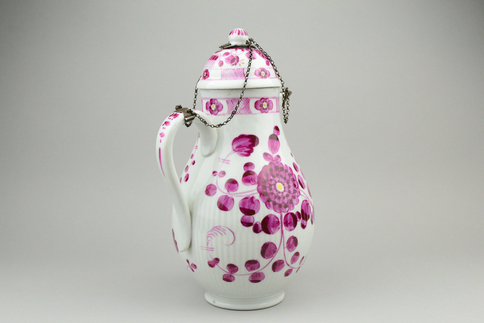 18th Century Royal Tettau Porcelain Tea/Coffee Pot